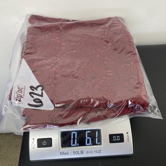 Express Women's Lace Overlay Mini Skirt Size 00 Maroon Red Holiday Date - Picture 8 of 8